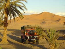 bush camp by Erg Chebbi