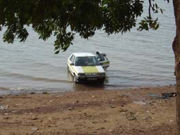 washing your car, African style