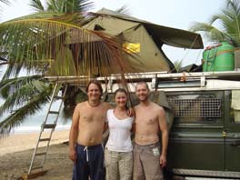 fellow overlanders - Jo and Kenneth