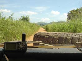view from passenger seat