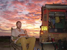 beachcamp south of Luanda