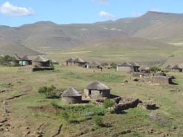 Lesotho village